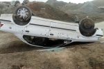 واژگونی خودروی سمند در خرم‌آباد، ۴ مصدوم برجای گذاشت