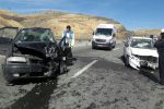تصادف در پل باباحسین ۴ نفر را راهی بیمارستان کرد