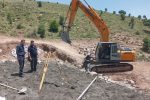 عملیات ساخت بند سنگی روستای “قشلاق” بروجرد آغاز شد